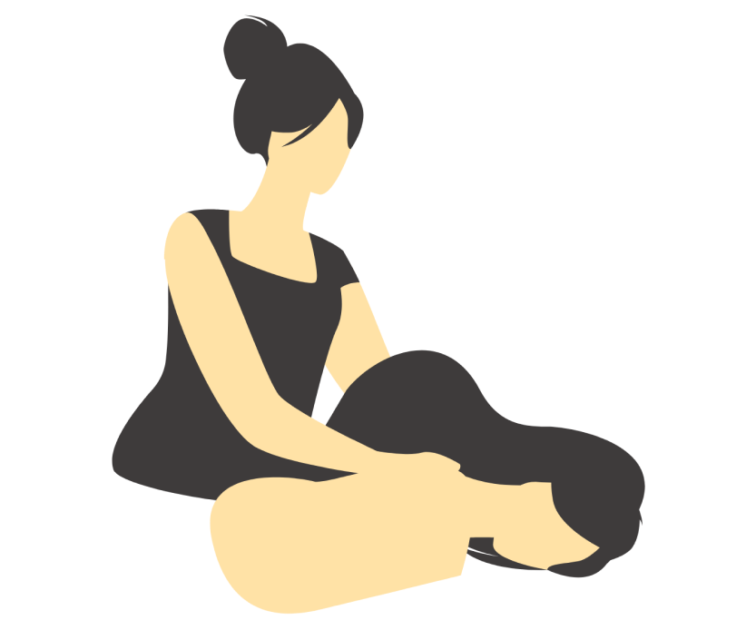Popular product graphic of person giving a massage