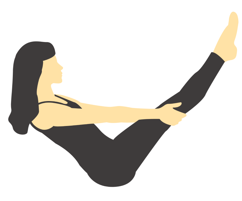 Popular product graphic of person doing Pilates