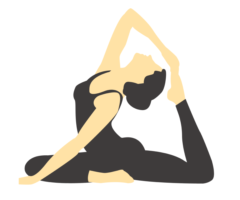 Popular product graphic of person doing yoga